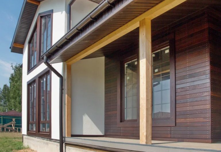 Фасад каркасного дома что выбрать