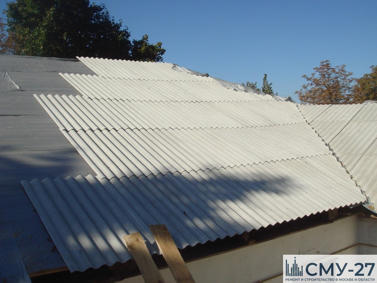 Сколько стоит кровля крыша из шифера